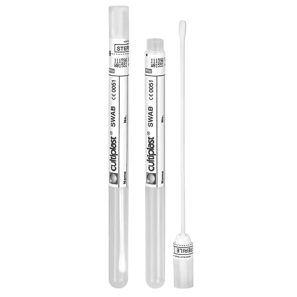 Smear-Test Swabs with Postal Tube standard, without agar | 150 mm
