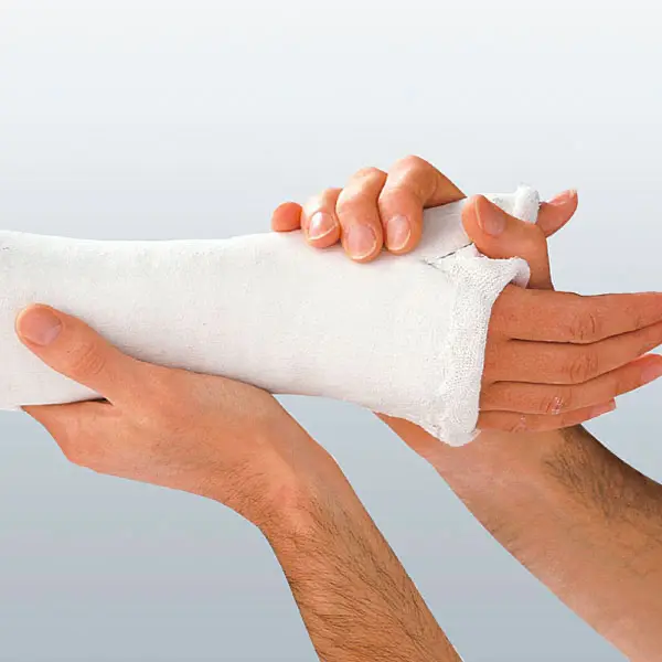 Platrix hard plaster bandags BSN sealed in packs of  2 | 8 cm x 3 m