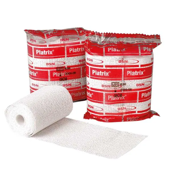 Platrix - 2 meter long BSN 2 m long Plaster bandage sealed in packs of 2 | 6 cm x 2 m