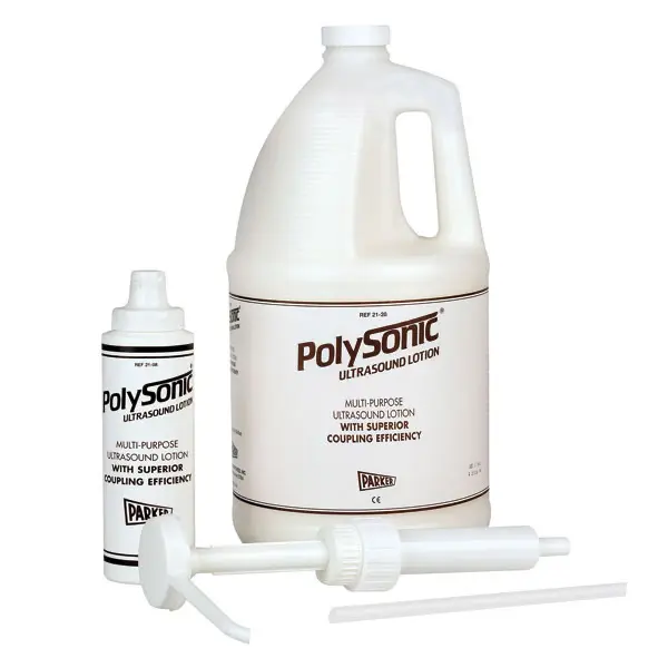 Polysonic Ultrasound lotion, Parker 250 ml dispenser bottle | 12 pieces