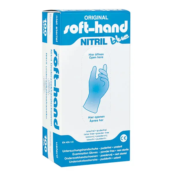 Soft-Hand > Nitril Blue - puderfrei 
