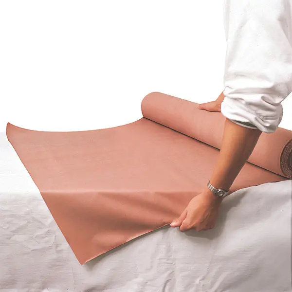 Rubber bed cover Per roll | red-brown