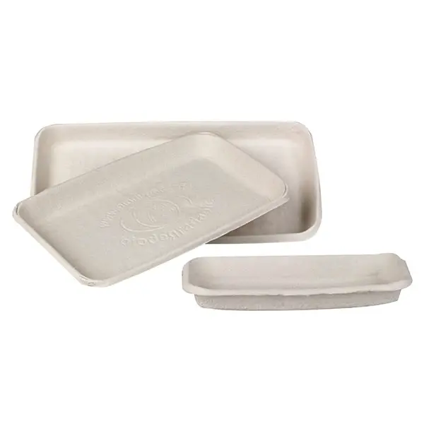 Disposable cellulose trays 260 x 135 x 19 mm