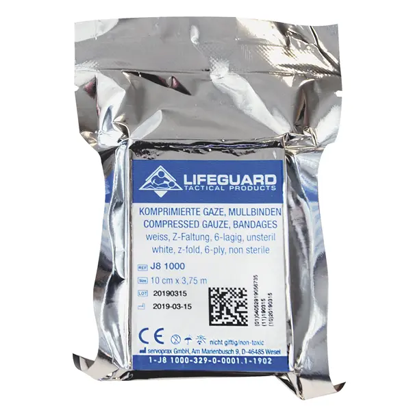 Lifeguard Compact gauze bandages non-sterile 