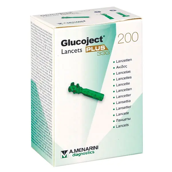 Glucoject Lancets Plus Glucoject Lancets Plus | 33 G