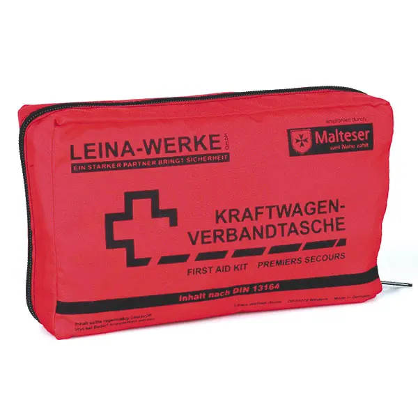 Car first-aid bag Compact filled according to DIN 13164-2022 